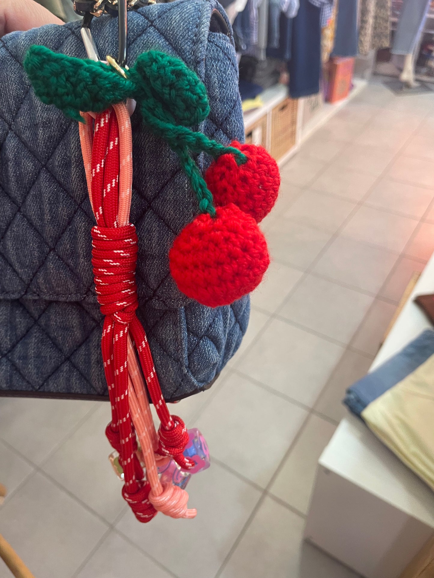 Accessoire de sac GRIGRI cerise