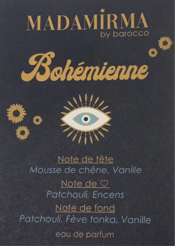 Parfum BOHEMIENNE Madamirma