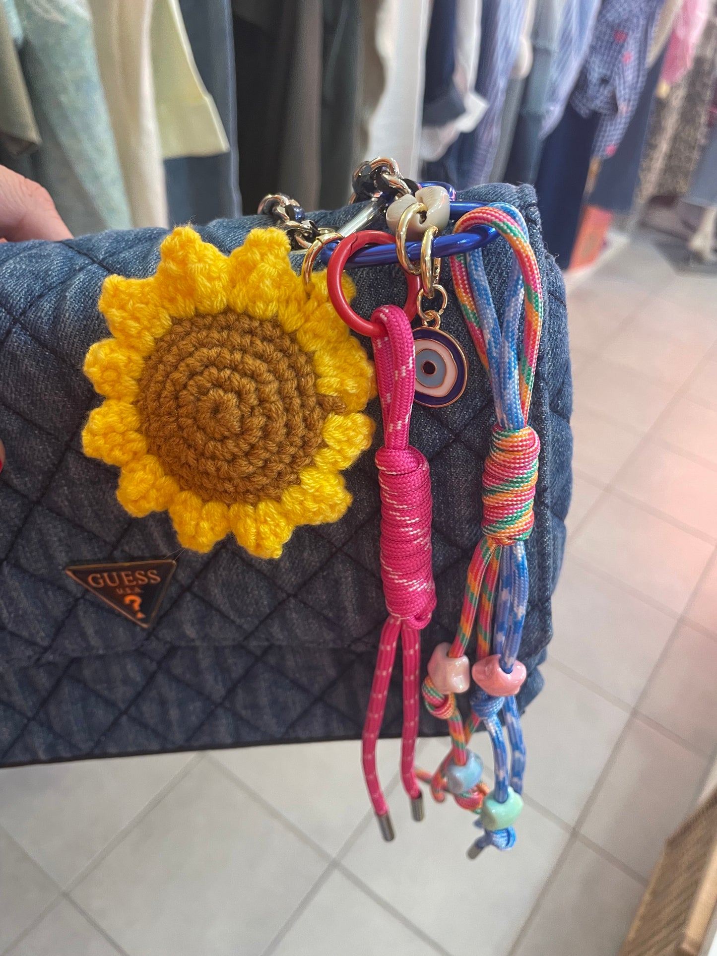 Accessoire de sac GRIGRI tournesol