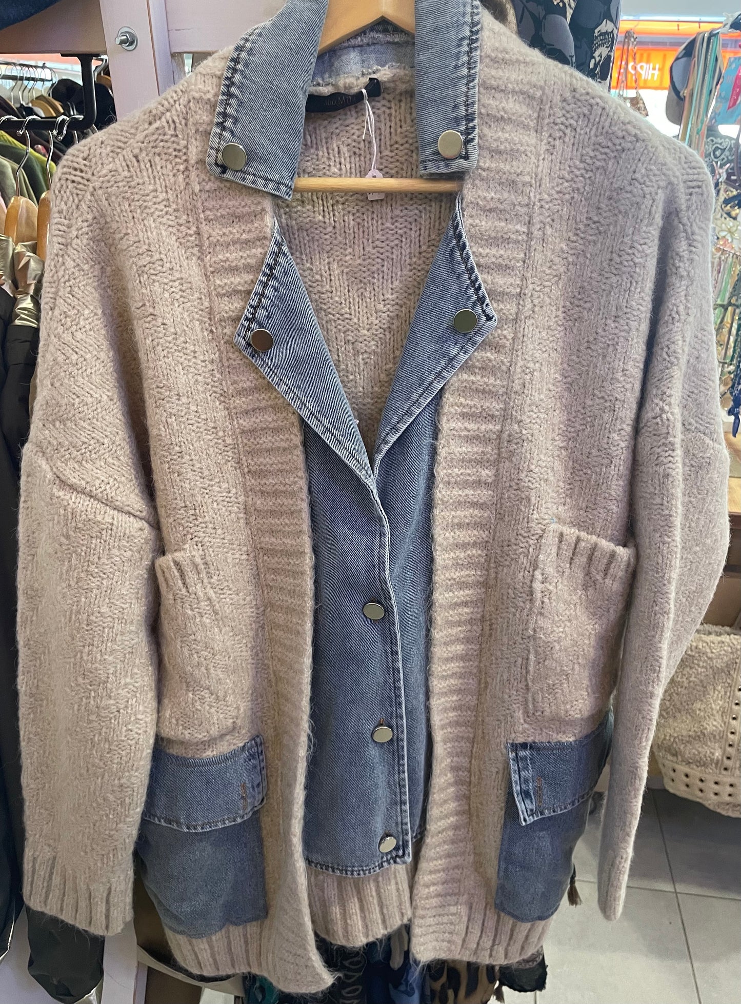 Veste Mila lainage et jean