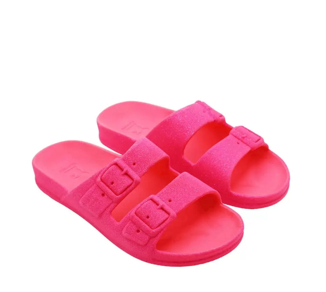 Claquette NÉON punk fluo MAMAN et FILLETTE