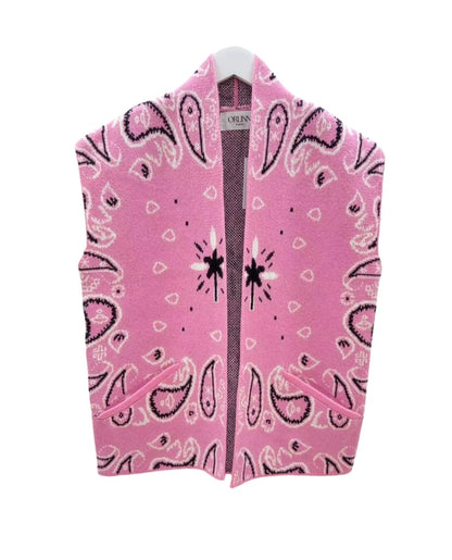 Gilet sans manches Bandana ROSE