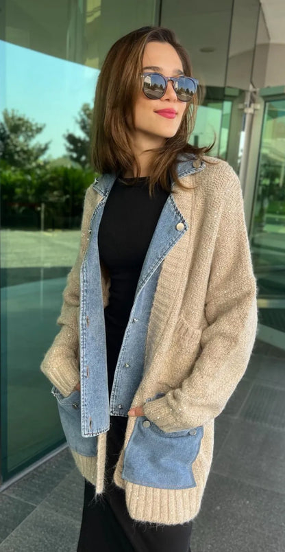 Veste Mila lainage et jean